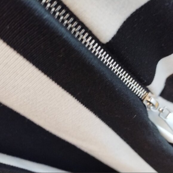 Vintage Modella Black and White Striped Shawl style Cardigan - Picture 11 of 11